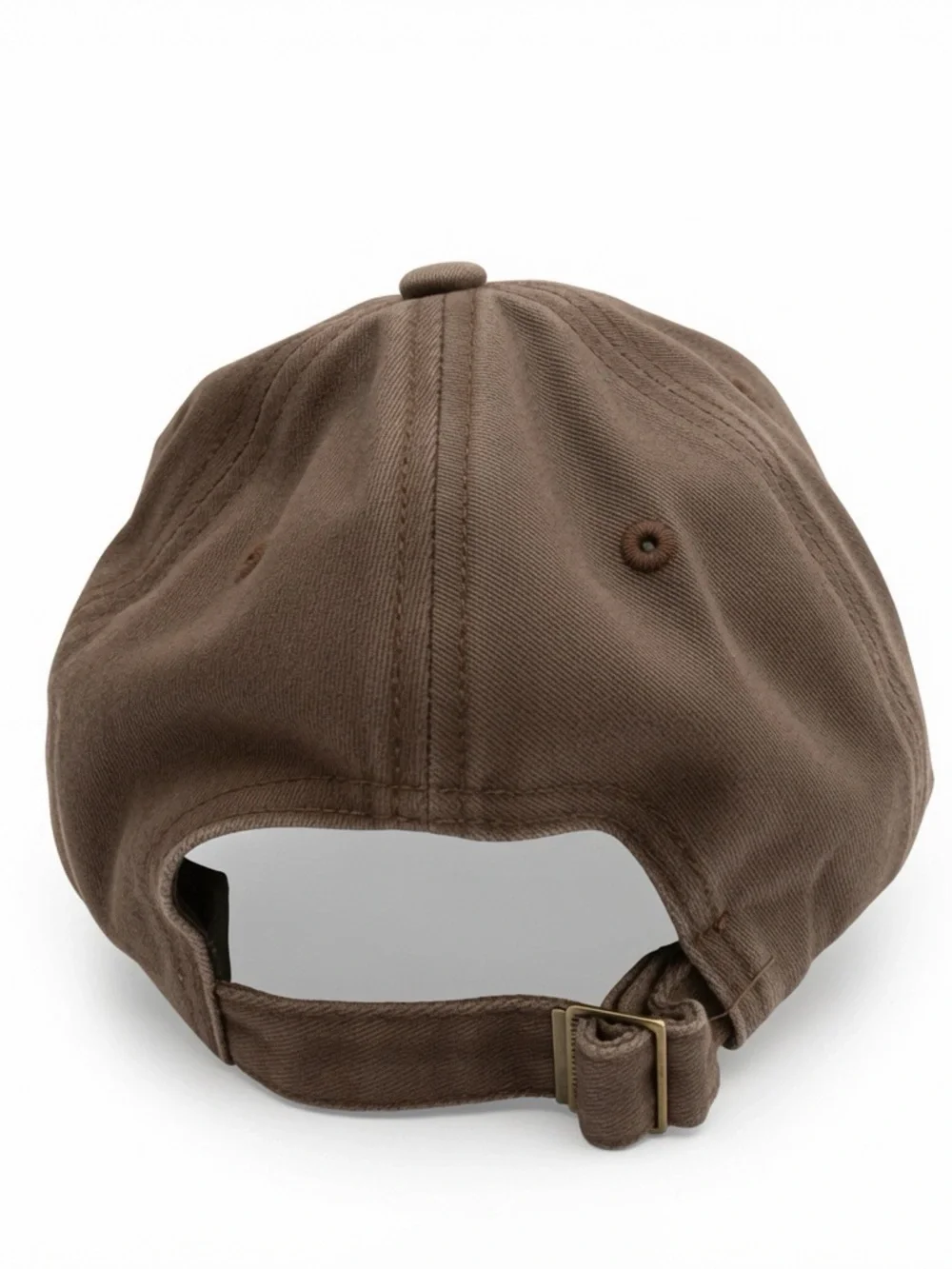 Washed Earthy Brown Teddy Bear Embroidered Dad Hat Streetwear Baseball Cap
